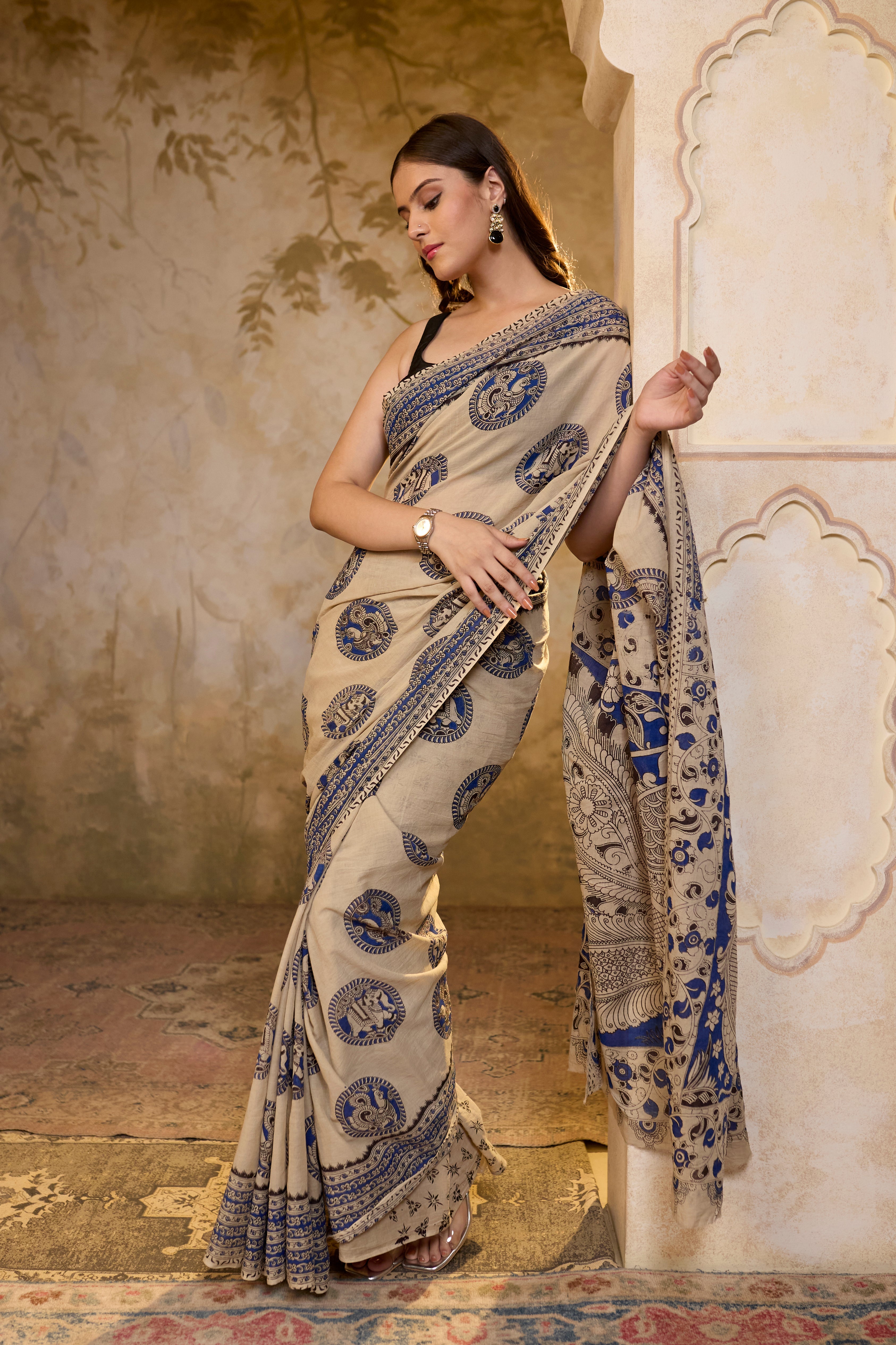 Brown Saree_4